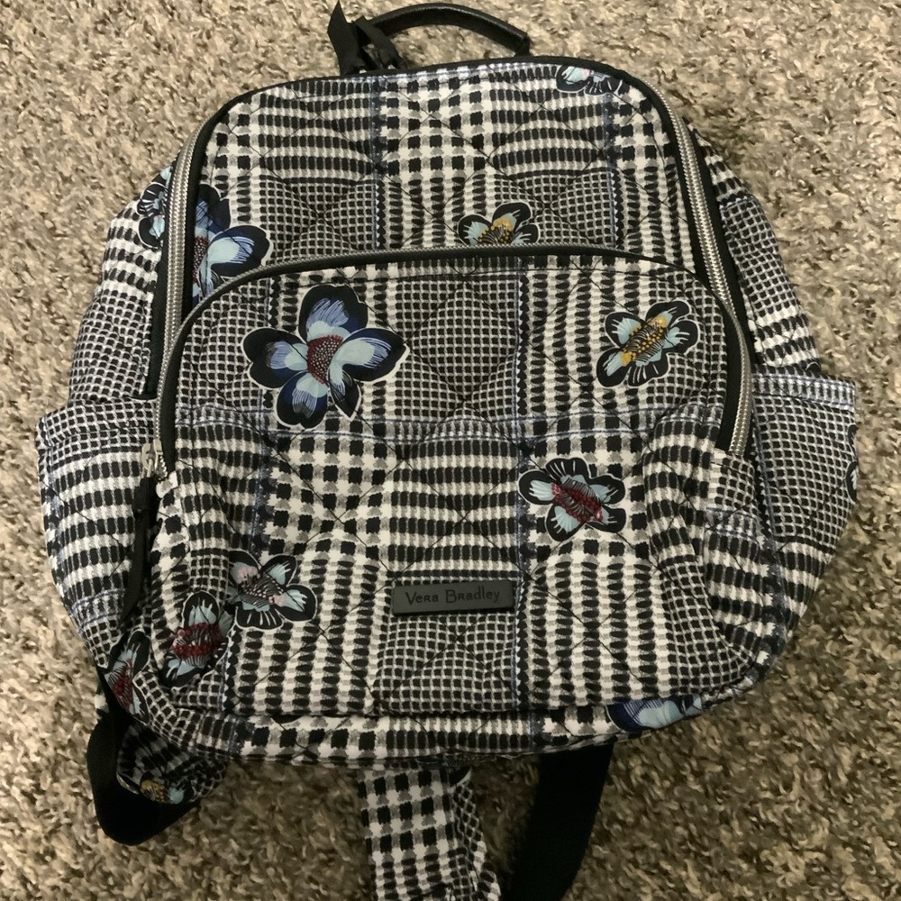 Vera Bradley Small/Medium Quilted Bookbag/Handbag NWOT
